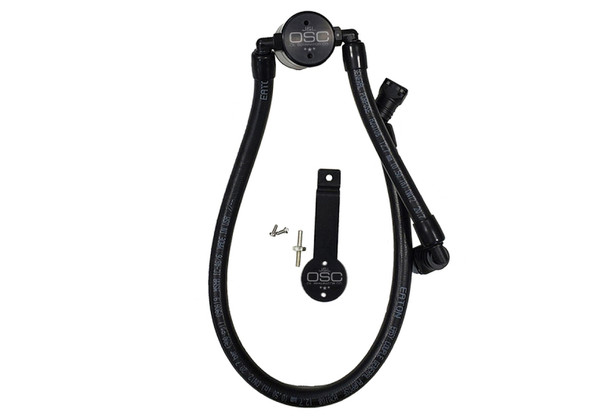 J&L Oil Separator 3.0 Passenger Side 2011-14 Mustang GT/12-13 Boss 302 Remote Mount - Black Anodized 3041P-B
