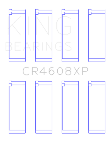 King Toyota 2ZZ-GE Connecting Rod Bearing Set CR4608XP