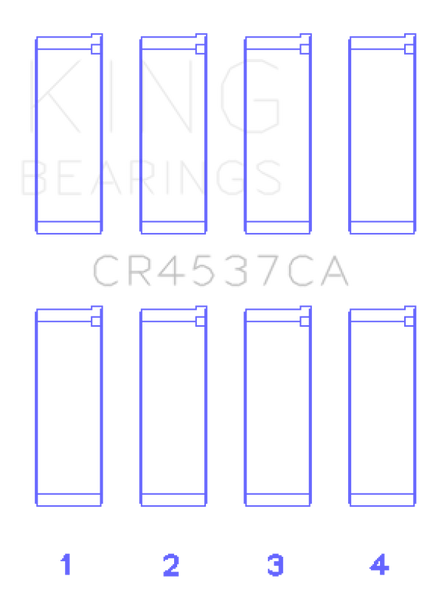 King Mini Cooper S/Cooper S Conv/Works W10B16A (Size STD) Rod Bearing Set CR4537CA