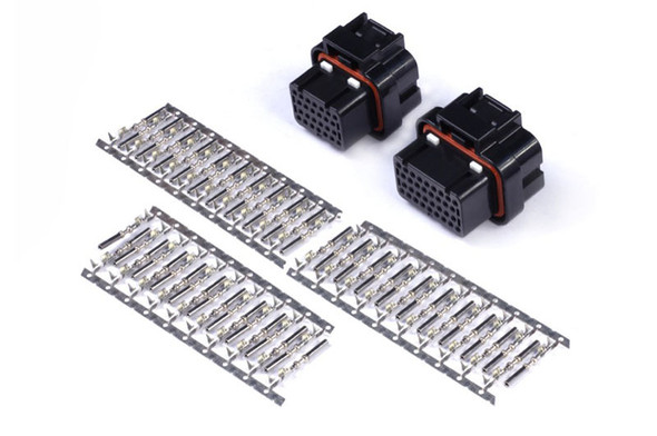 Haltech AMP 26 & 34 Pin 4 Row 3 Keyway Superseal Connector Set Plug & Pins HT-030001