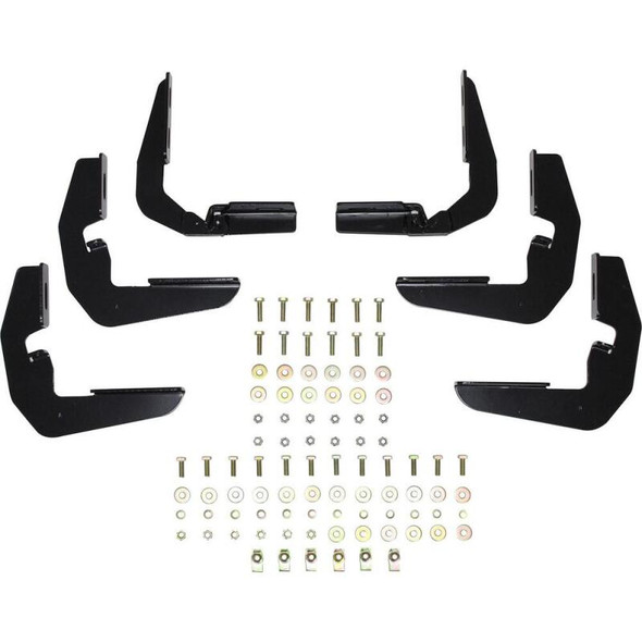 Westin 2014-2018 Chevrolet/GMC Silverado Sierra 1500 Dbl Crew Cab Running Board Mount Kit - Black 27-2145