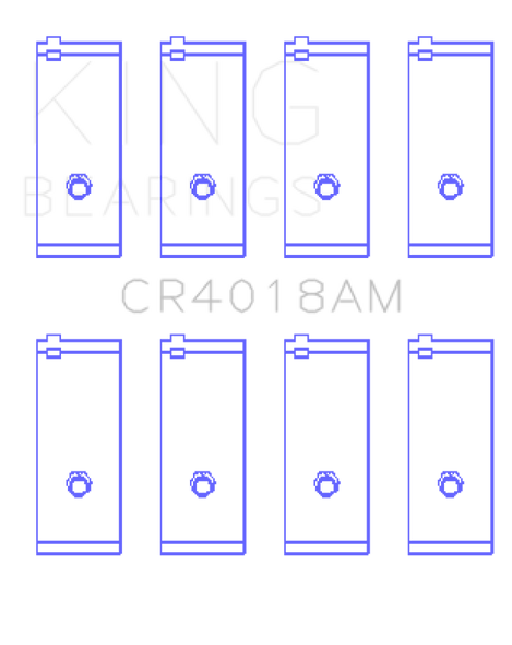 King Toyota 1S/4S/2SELC/3SFE/3SGELC (Size STD) Connecting Rod Bearing Set CR4018AM