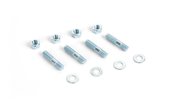 Cometic Carburetor Studs 1 1/2in Zinc Plated - Set of 4 With Washers and Nuts CF1000