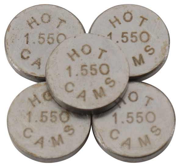 Hot Cams 04-08 400 DVX/02-16 CRF 450 R 1.550mm Shim Kit - 5 Pack 5PK948155