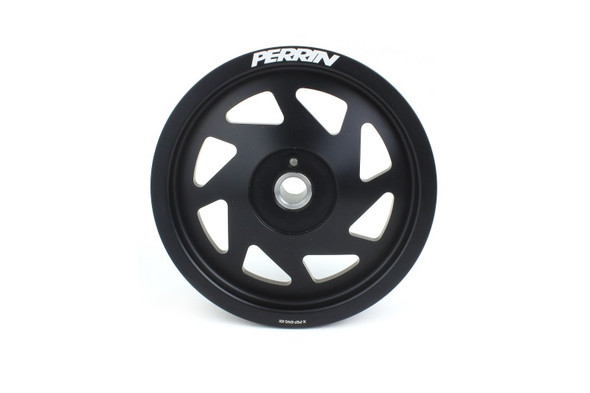 Perrin 2022 BRZ/86 / 19-22 Subaru WRX Lightweight Crank Pulley (FA/FB Eng w/Small Hub) - Black PSP-ENG-106BK