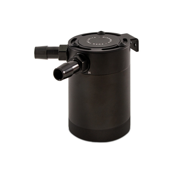 Mishimoto Compact Baffled Oil Catch Can - 2-Port MMBCC-CBTWO-BK