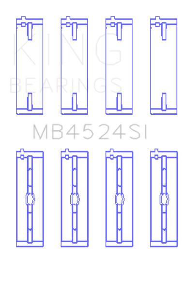 King Nissan VR38DETT / VQ35HR / VQ37HR Main Bearing Set MB4524SI