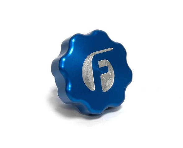 Fleece Performance 01-16 GM 2500/3500 Duramax Billet Oil Cap Cover - Blue FPE-DMAX-OC-BLU