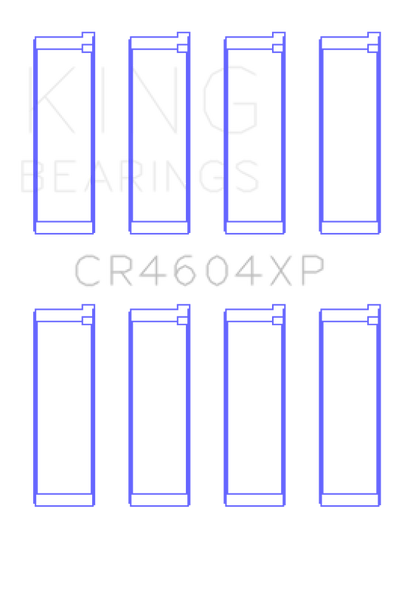 King 07-09 Mazdaspeed 3 L3-VDT MZR DISI (t) Duratec High Performance Rod Bearing Set - Size (.025) CR4604XP.026