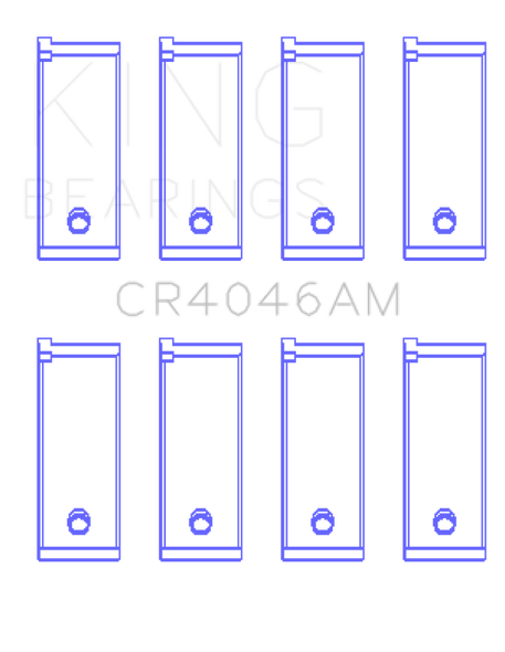 King Acura D16A1 (Size STD) Rod Bearing Set CR4046AM