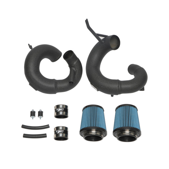 Injen 19-21 Genesis G70 V6-3.3L Twin Turbo SP Short Ram Air Intake System - Wrinkle Black SP1351WB