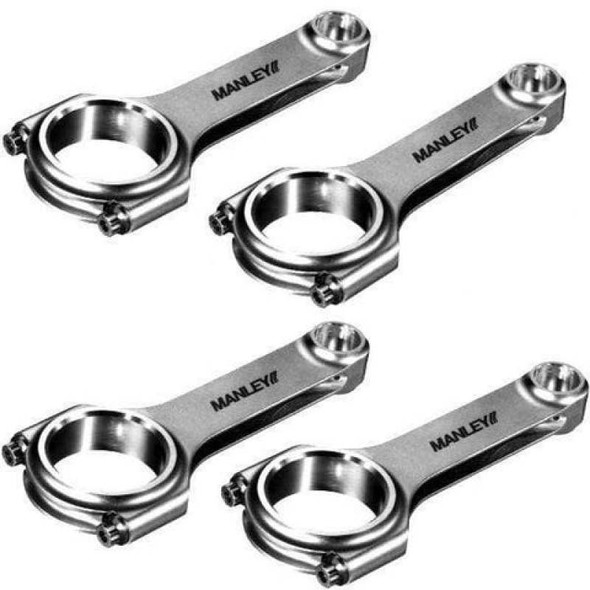 Manley Mazda Speed 3 MZR 2.3L DIDSI Turbo 22.5mm Pin H-Beam Connecting Rod Set 14032-4