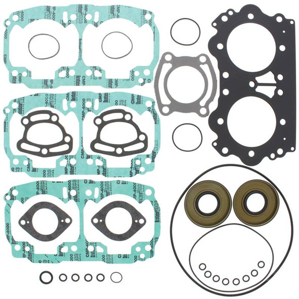 Vertex Pistons 1998 GSX LTD 950cc/2000 GTX 950cc Complete Gasket Kit w/ Seals 611206