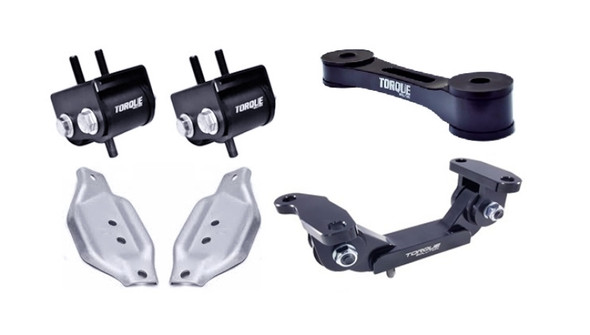 Torque Solution Engine / Trans / Pitch Mount Kit w/ Mount Plates: Subaru WRX 02-14 / STI 04+ TS-SU-123.2-PL