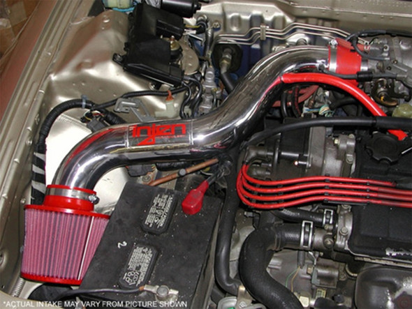 Injen 90-93 Acura Integra L4 1.8L Black IS Short Ram Cold Air Intake IS1400BLK
