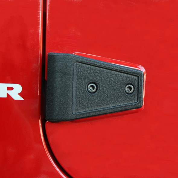Rugged Ridge 07-18 Jeep Wrangler Unlimited JK Black Door Hinge Cover Kit 11202.05