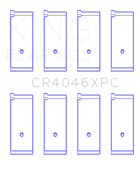 King Honda B20B4 / B20Z2 / D16 Series / ZC 16V (Size STD) pMaxKote Performance Rod Bearing Set CR4046XPC