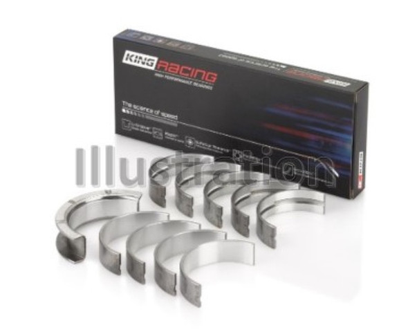 King Ford 260CI/289CI/302 5.0L Windsor (0.010 Size) Main Bearing Set MB529HP010