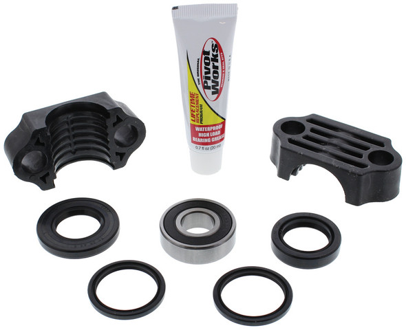 Pivot Works 10-11 Yamaha YFM350 Grizzly IRS PW Steering Stem Bearing Kit PWSSK-Y09-000