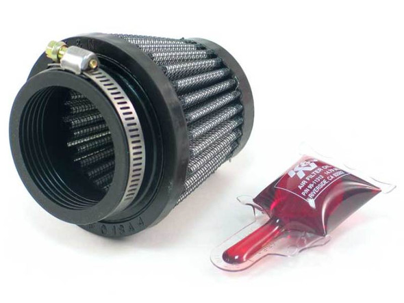 K&N Filter Universal Rubber Filter 1 3/4 inch Flange 3 inch Base 2 inch Top 2.5 inch Height RU-2690