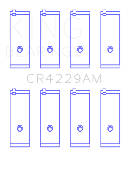 King Toyota 1E/2E (1.3L) (Size STD) Performance Rod Bearing Set CR4229AM