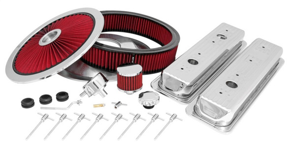 Spectre SB Chevy Centerbolt Deluxe Engine Dress Up Kit - Red 5432