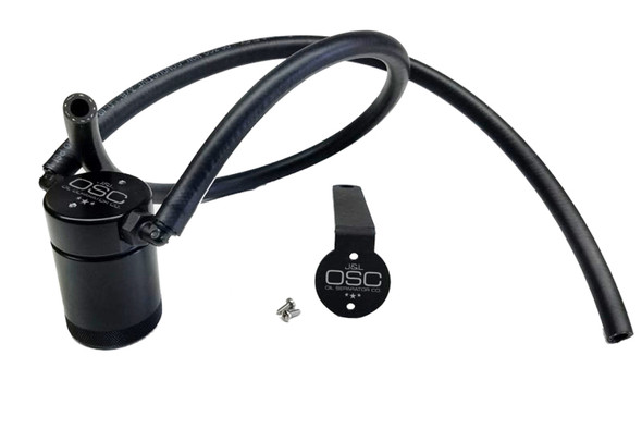 J&L 97-13 Chevy/GM Truck/SUV 4.8L/5.3L/6.0L/6.2L Driver Side Oil Separator 3.0 - Black Anodized 3084D-B