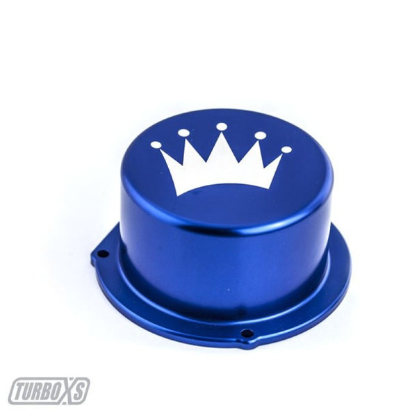 Turbo XS 15-16 Subaru WRX Billet Aluminum Vacuum Pump Cover - Blue W15-VPC-BLU