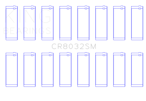 King Chrysler V8 5.7L / 6.1L / 6.4L Hemi (Size STD) Rod Bearing Set CR8032SM