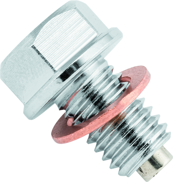 BikeMaster Magnetic Oil Drain Plug 10mm - Stainless 151627 BikeMaster Magnetic Oil Drain Plug 10mm - Stainless 151627