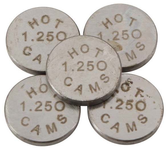 Hot Cams 04-08 400 DVX/02-16 CRF 450 R Shim Kits 1.250mm Thickness - 5 Pack 5PK948125