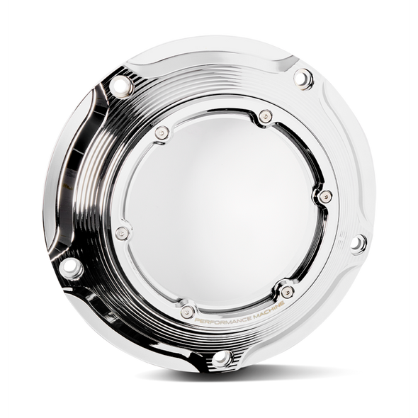 Performance Machine Vision Derby Cover W/Bezel - Chrome 0177-2083M-CH