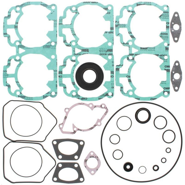 Vertex Pistons 10-14 Grand Touring Sport 600 ACE/04-09 GSX Sport 500 SS Complete Gasket Kit w/ Seals 711283
