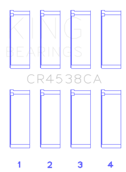 King Mini Cooper S/Cooper S Conv/Works W11B16A (Size STD) Rod Bearing Set CR4538CA