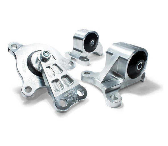 Innovative 02-06 Acura RSX K-Series Silver Aluminum Mounts 95A Bushings (Not K24 Trans) B90650-95A