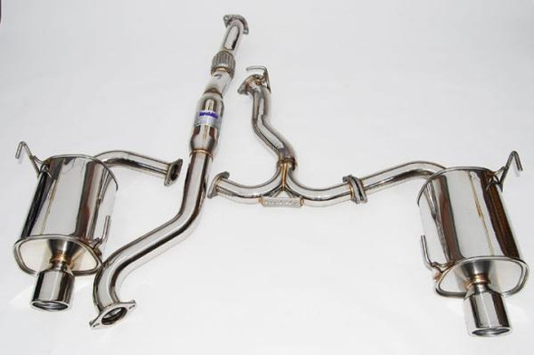 Invidia 08-09 WRX Sedan Q300 Dual Stainless Steel Tip Cat-back Exhaust HS08SW4GT3
