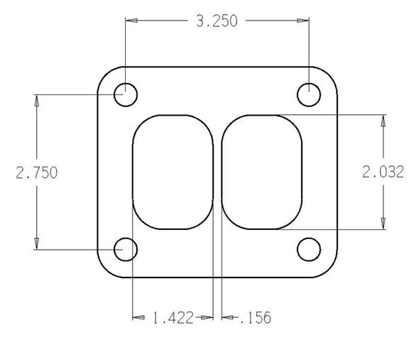 Cometic Turbo FLG T-Series Exhaust Inlet .010in Exhaust Gasket C4513