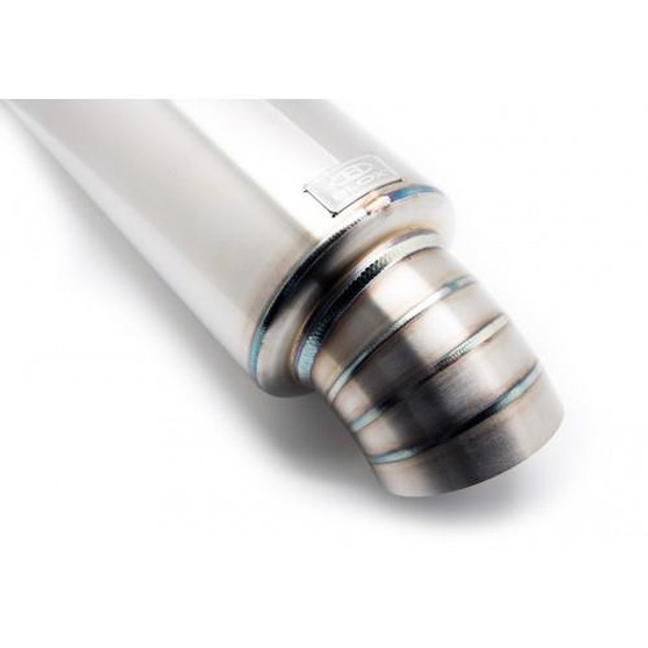 BLOX Racing 2.5 inch Universal Street Muffler - Turndown Tip BXEX-00107