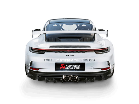Akrapovic 21-22 Porsche 911 GT3/GT3 RS (992) Slip-On Race Line (Titanium) w/Titanium Tips S-PO/TI/23