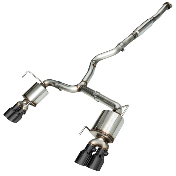 AWE Tuning 2015+ Subaru WRX VA Sedan Touring Edition Exhaust - Diamond Black Tips (102mm) 3015-43102