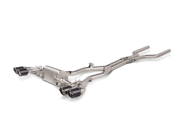 Akrapovic 2021 BMW M8/M8 Competition (F93) Evolution Line Cat Back (Titanium) w/Carbon Tips S-BM/T/25