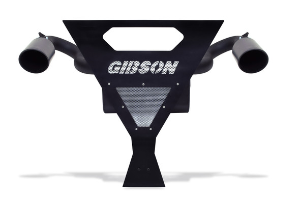 Gibson 16-17 Yamaha YXZ1000R Base 2.25in Dual Exhaust - Black Ceramic 98030