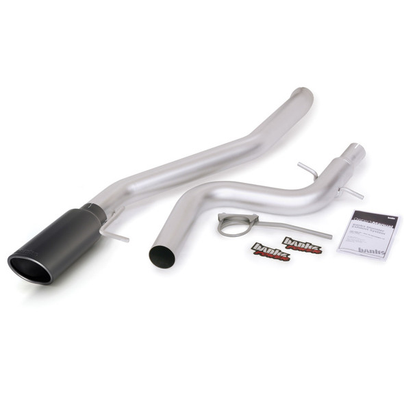Banks Power 09-10 VW Jetta 2.0L TDI Monster Exhaust System - SS Single Exhaust w/ Black Tip 46180-B