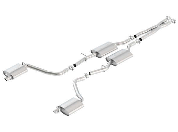Borla 2015 Dodge Challenger 3.6L V6 S-TYPE Catback Exhaust No Tips Factory Valance 140649