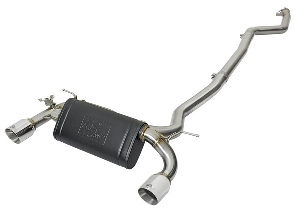 afe POWER MACH Force-Xp 16-17 BMW 340i/340ix/ 3.0L 304 SS Cat-Back Exhaust System 49-36334-P