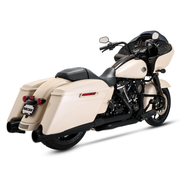 Vance & Hines HD Dresser Duals 17-22 HDr/Heatshield Black PCX Header Exhaust 47351