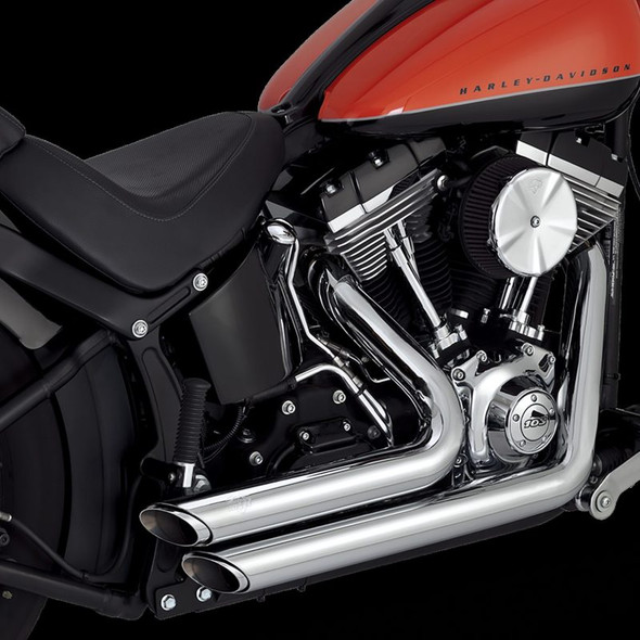 Vance & Hines 12-17 Harley Davidson Softail Shortshots Staggered PCX Full System Exhaust 17325
