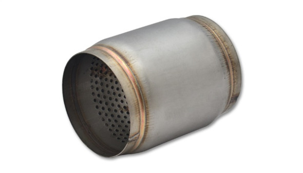 Vibrant SS Race Muffler 3.5in inlet/outlet x 5in long 17965