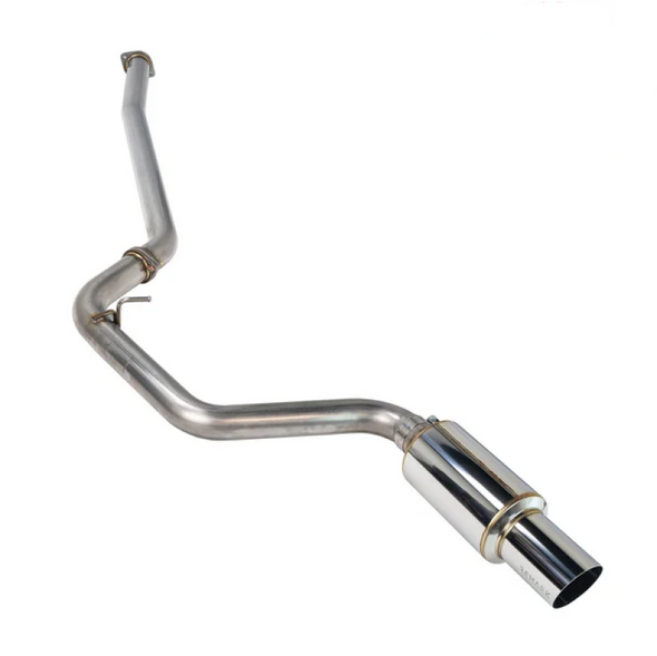 Remark 08-14 Subaru WRX / STI Hatch Cat-Back Exhaust R1 Spec Single Exit Stainless Steel RK-C1076S-02
