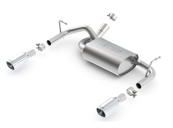Borla 12-16 Jeep Wrangler 3.6L AT/MT 4WD Single Split Rr Exit Touring Exhaust (rear section only) 11834